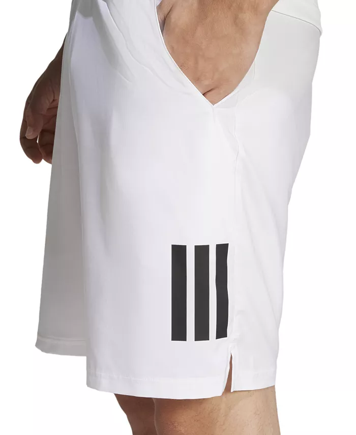 Мужские шорты Club Tennis Climacool Three-Stripes 7" adidas, белый — фото 4