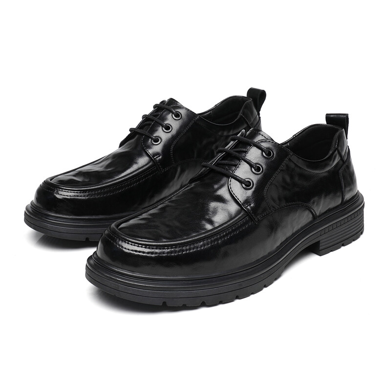 Туфли мужские Men"s Casual Men Low-Top Mulinsen, темно-коричневый — фото 2