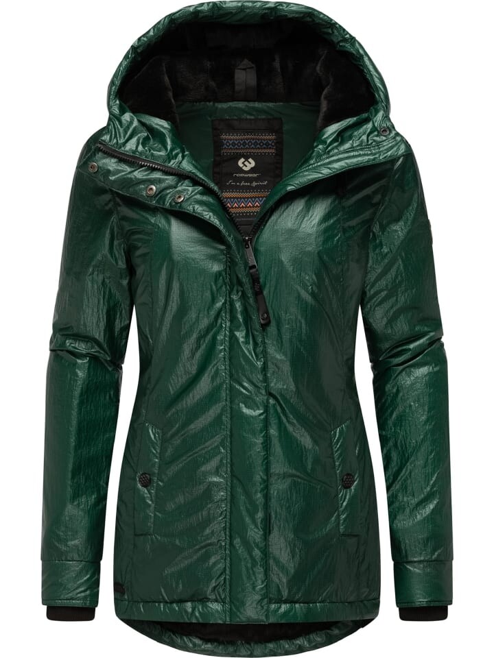 

Пуховик ragwear Monadde Bling, зеленый