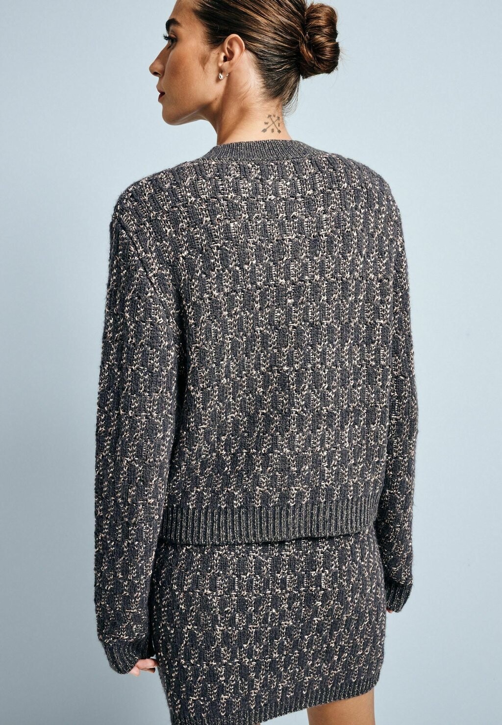 

Мини-юбка SPARKLE PATTERNED Next, серый