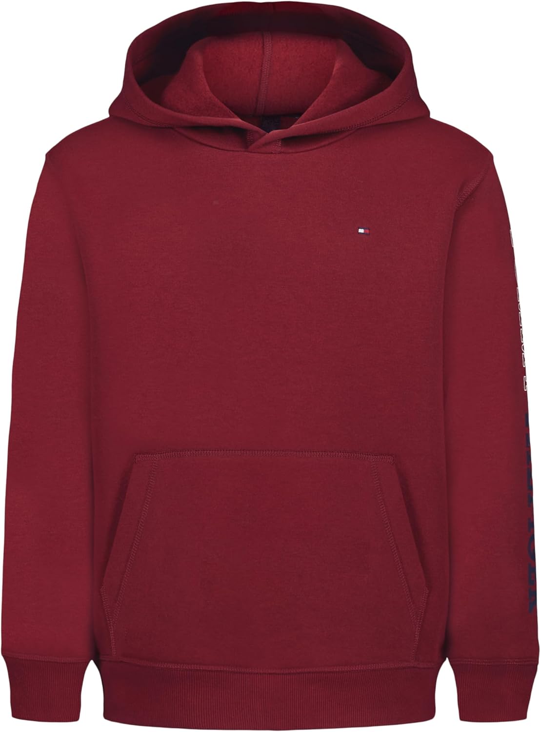 

Толстовка с капюшоном Tommy Hilfiger для мальчиков с длинными рукавами из флиса, Up & Down Syrah