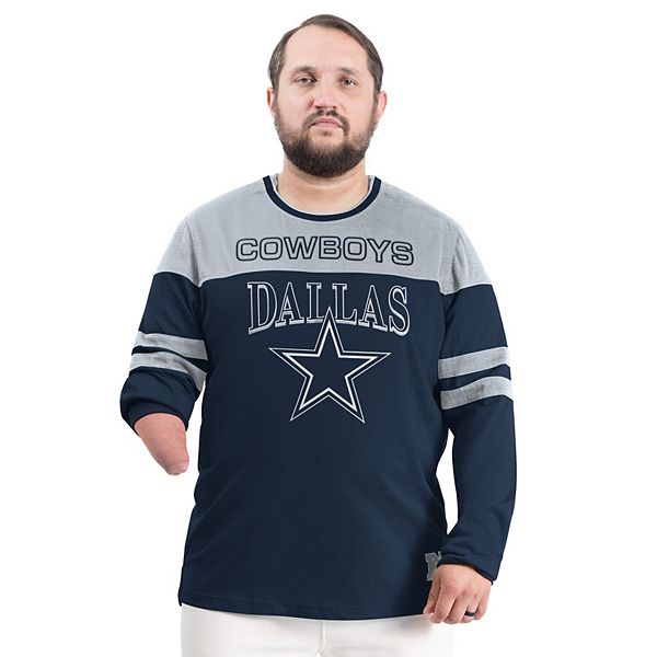 

Мужская футболка с длинным рукавом Dallas Cowboys adaptive outlast в цвете navy/silver G-Iii Sports By Carl Banks