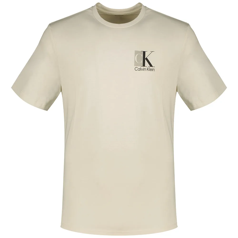 

Футболка с коротким рукавом Calvin Klein Graphic Abstract, бежевый