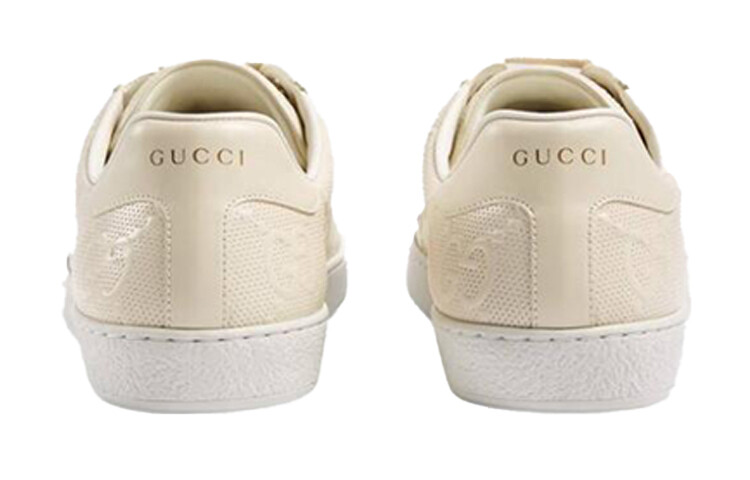 Кроссовки мужские Gucci Ace Embossed, белый — фото 3