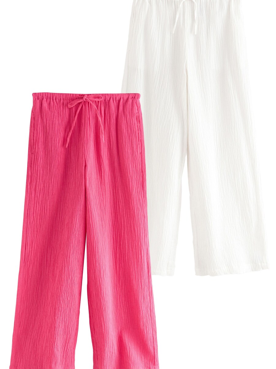 

Широкие брюки Next, цвет Pink/White