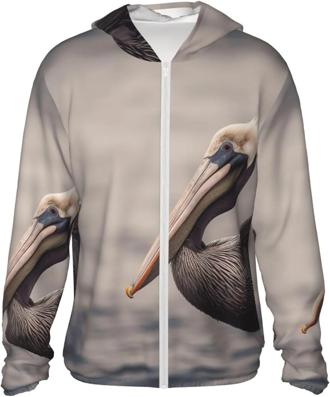 

Мужская куртка UPF 50+ Full Zip Brown Pelican GTKSYNVE