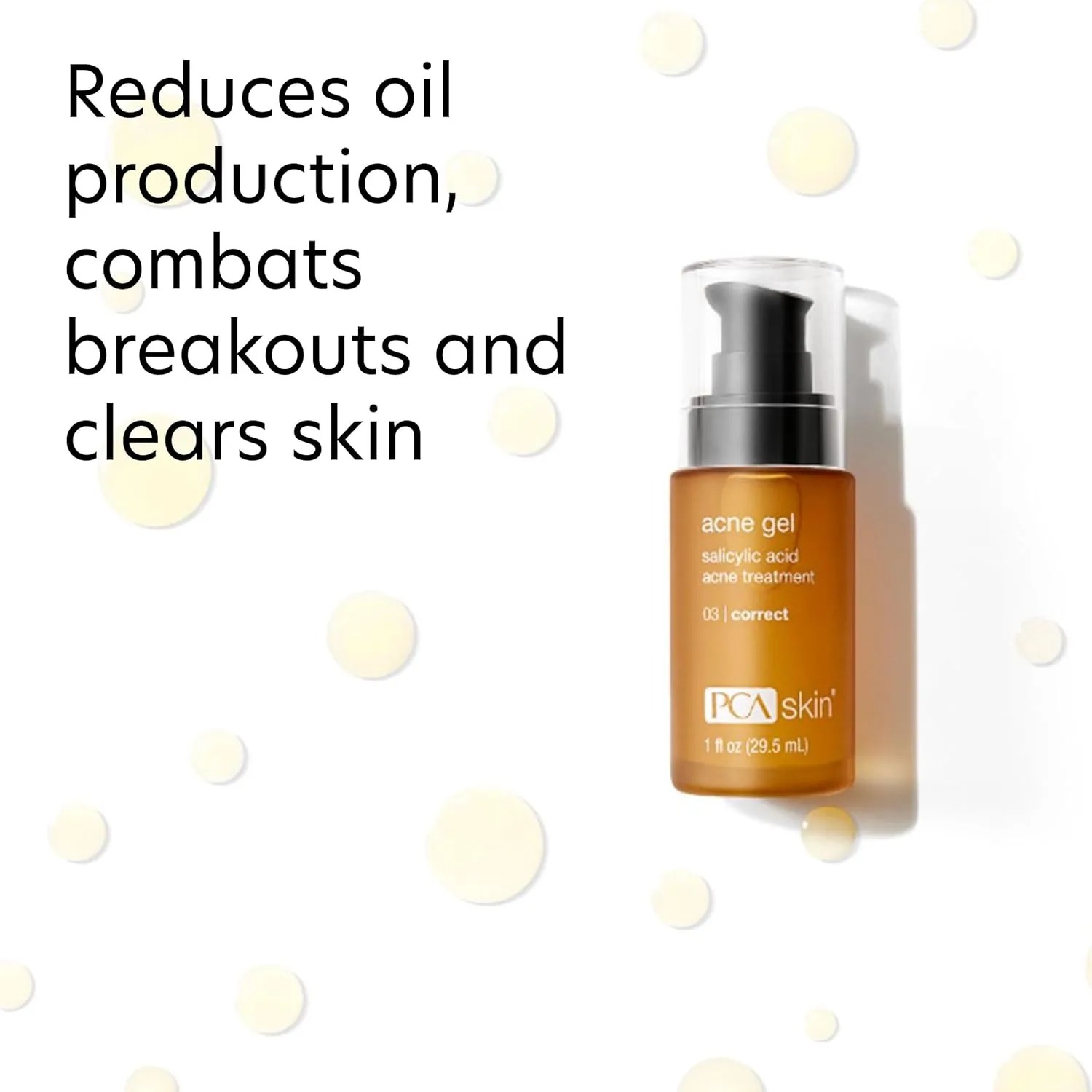 Гель от акне PCA SKIN, средство для точечного лечения акне, сыворотка с 2% салициловой кислотой, сыворотка против акне, выравнивает тон кожи, 30 мл с помпой. — фото 3