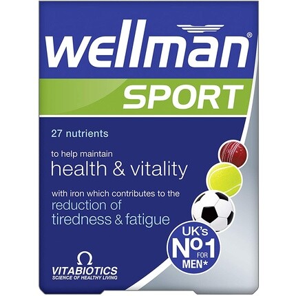 

Веллман Спорт 30 таблеток, Vitabiotics