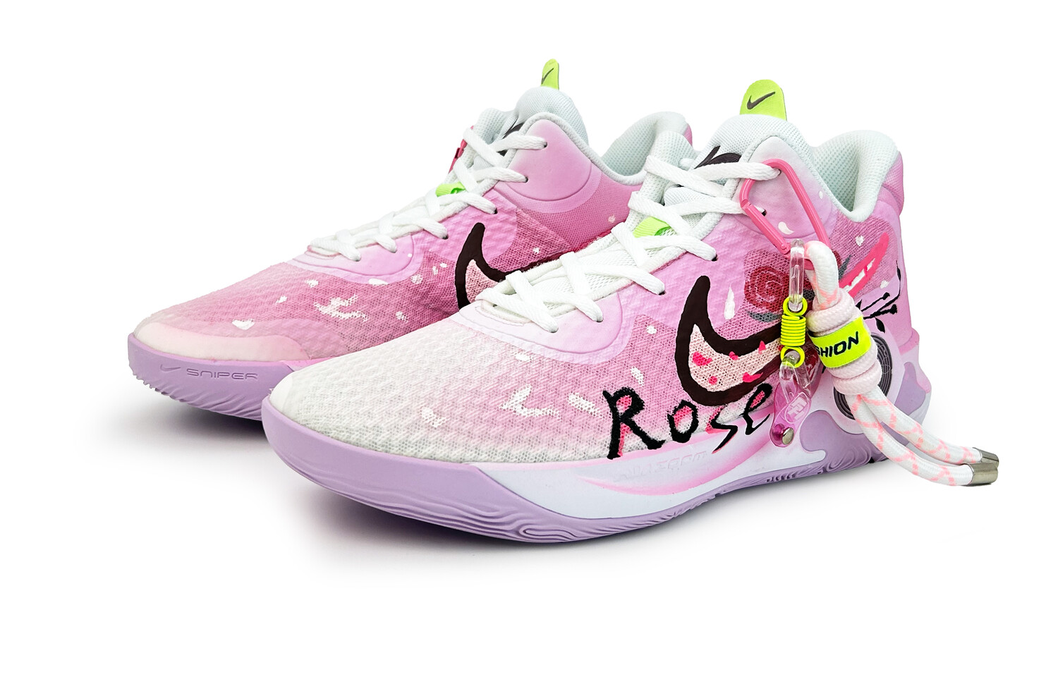 Кроссовки Nike KD Trey 5 IX Vintage Basketball Shoes Unisex Mid-top Pink/Purple, розовый