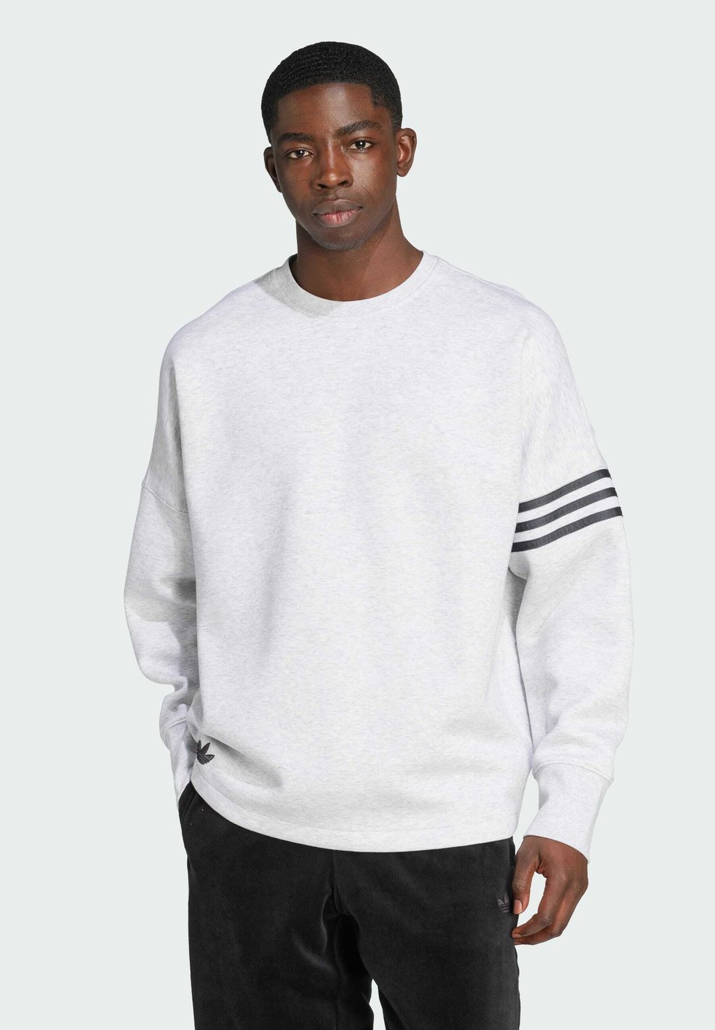 

Толстовка CREW Adidas Originals, светло-серый