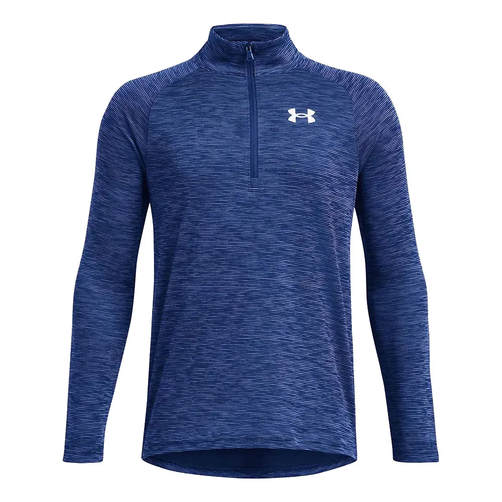 

Лонгслив Under Armour Tech Textured half zip, синий