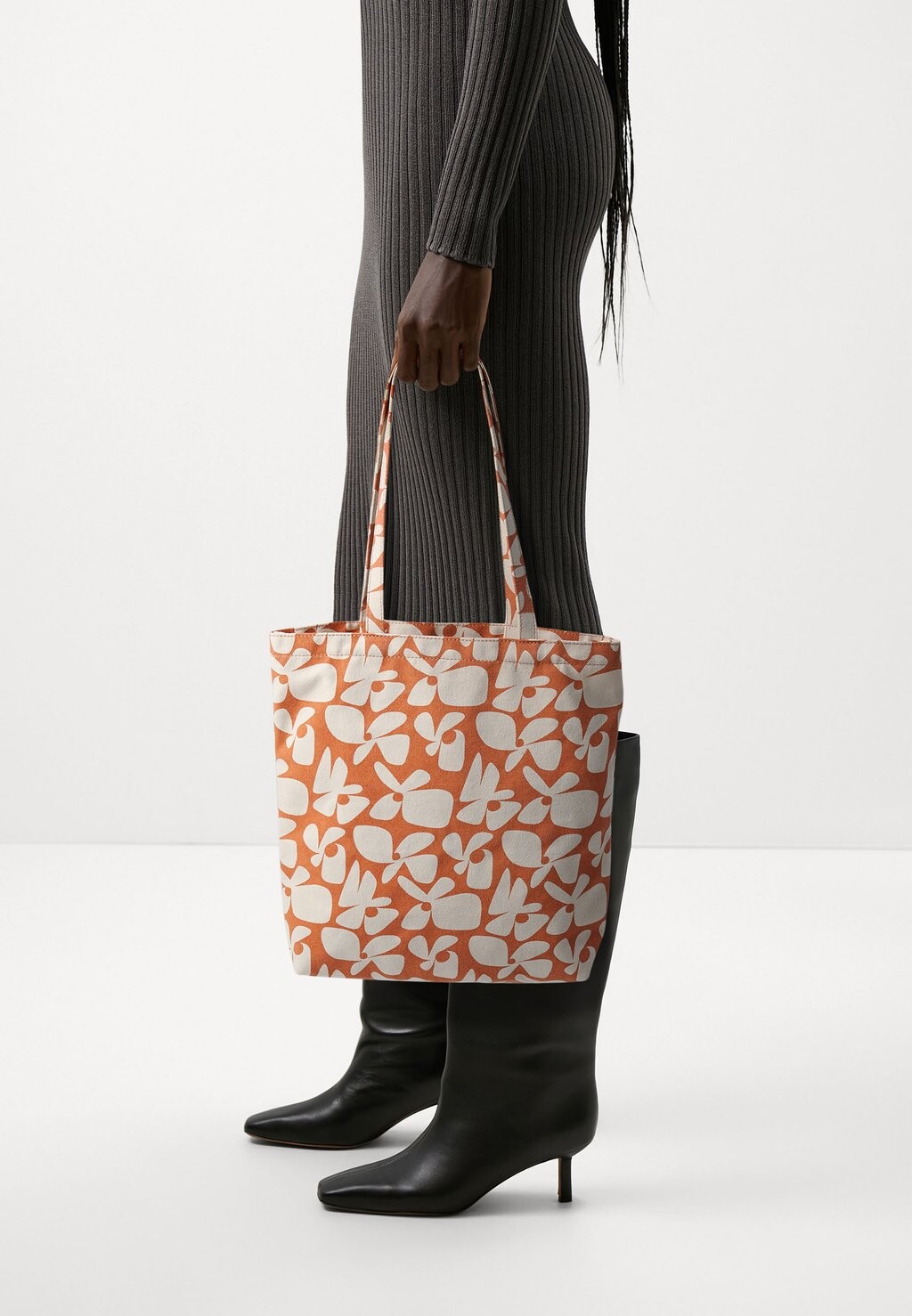 

Сумка для покупок Set Even&Odd, цвет orange/off-white