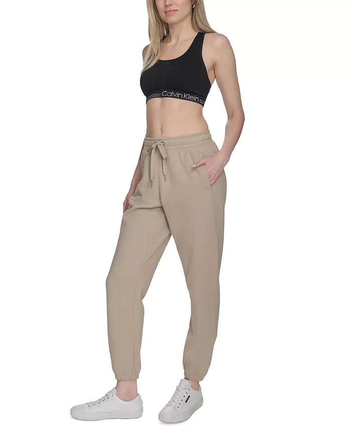 

Женские утепленные брюки с высокой талией Calvin Klein, белый