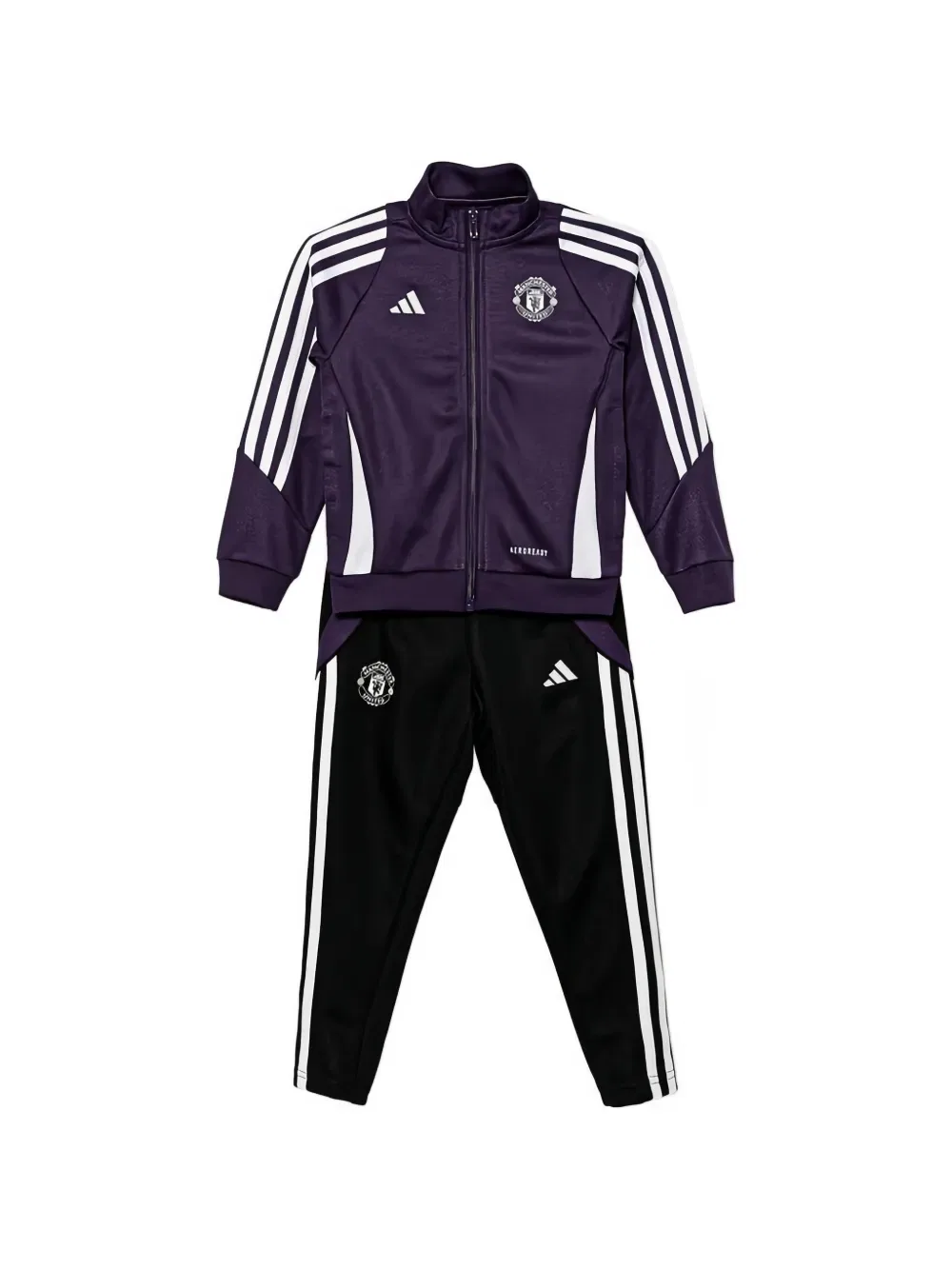 Спортивный костюм в полоску Adidas Kids, фиолетовый