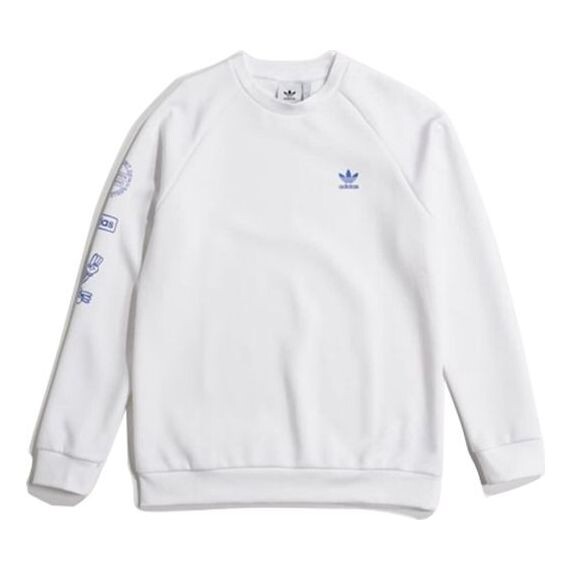 

Толстовка originals graphic crew sweatshirt for men white Adidas, белый