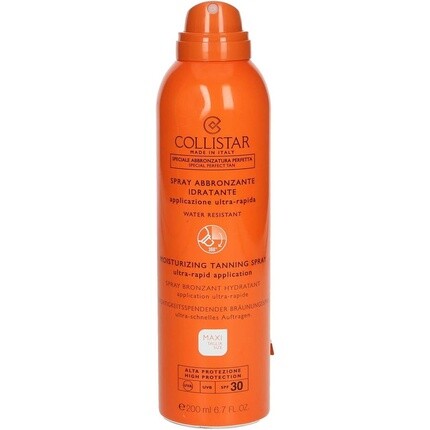 Увлажняющий спрей для загара Perfect Tanning Spf30 200 мл, Collistar — фото 3