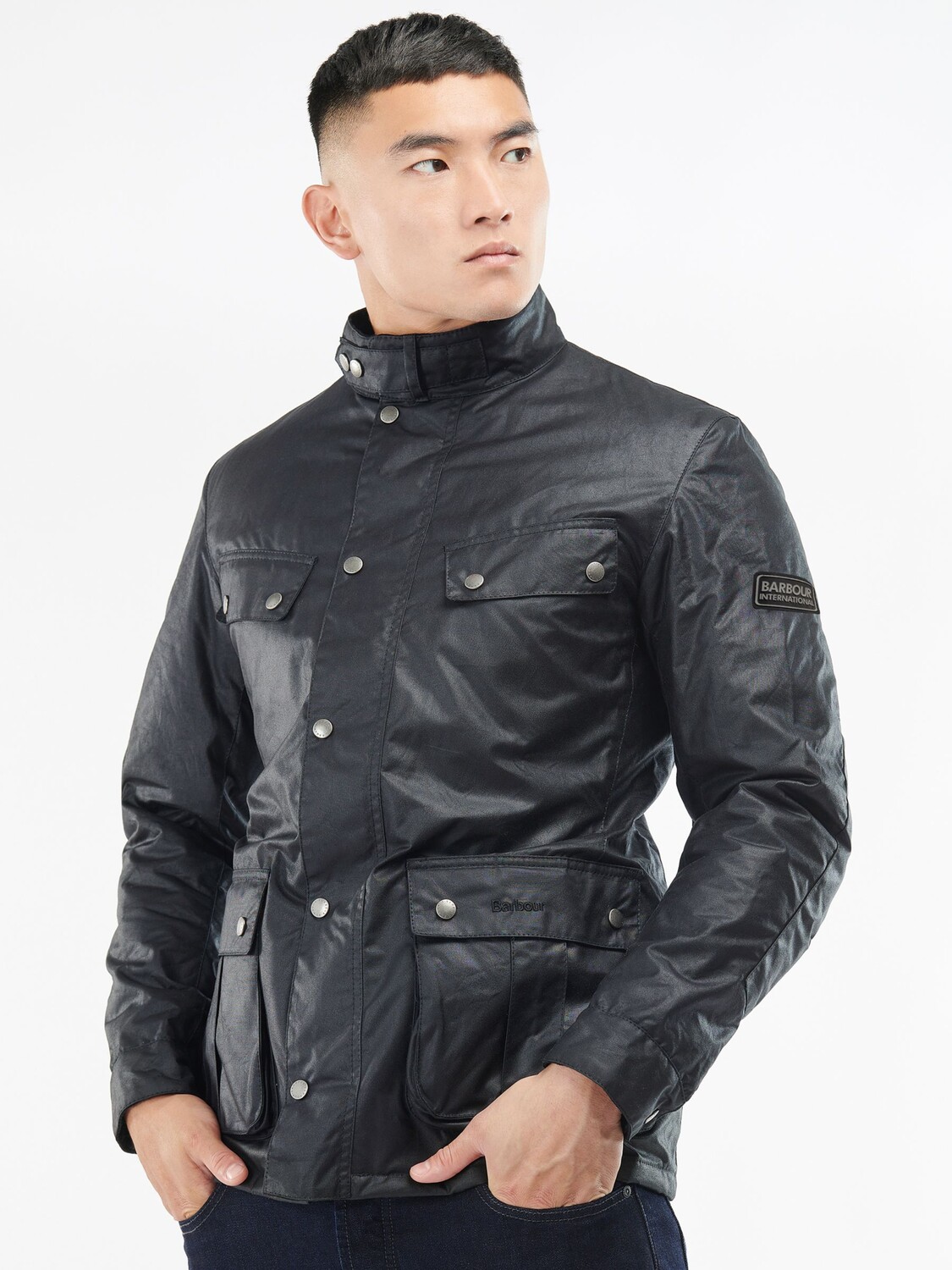 

Вощеная куртка Barbour International Tourer Duke, темно-синяя, Синий, Вощеная куртка Barbour International Tourer Duke, темно-синяя