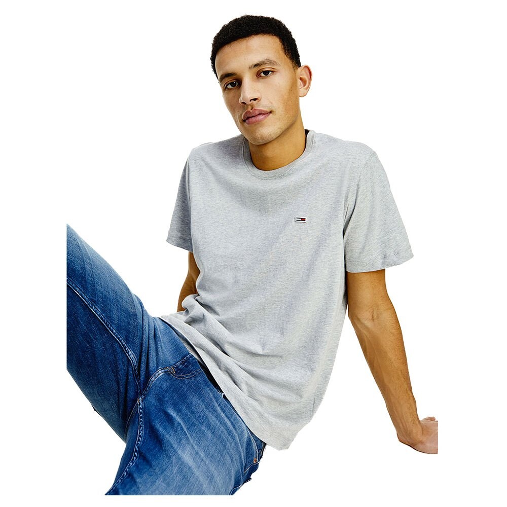 

Футболка Tommy Jeans Regular Jersey, серый