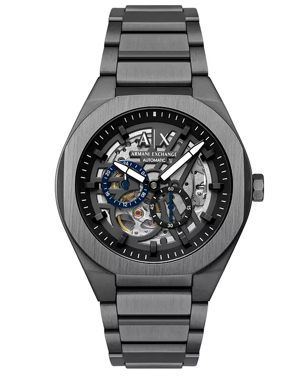 

Мужские часы Armani Exchange Sync Automatic из нержавеющей стали с цветным покрытием, 44 мм A|X Armani Exchange, gunmetal