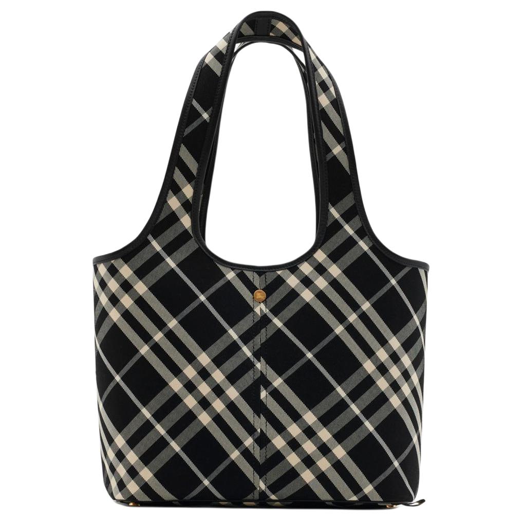 

Burberry Сумка на одно плечо из хлопка с телячьей кожей, маленького размера, унисекс, черные