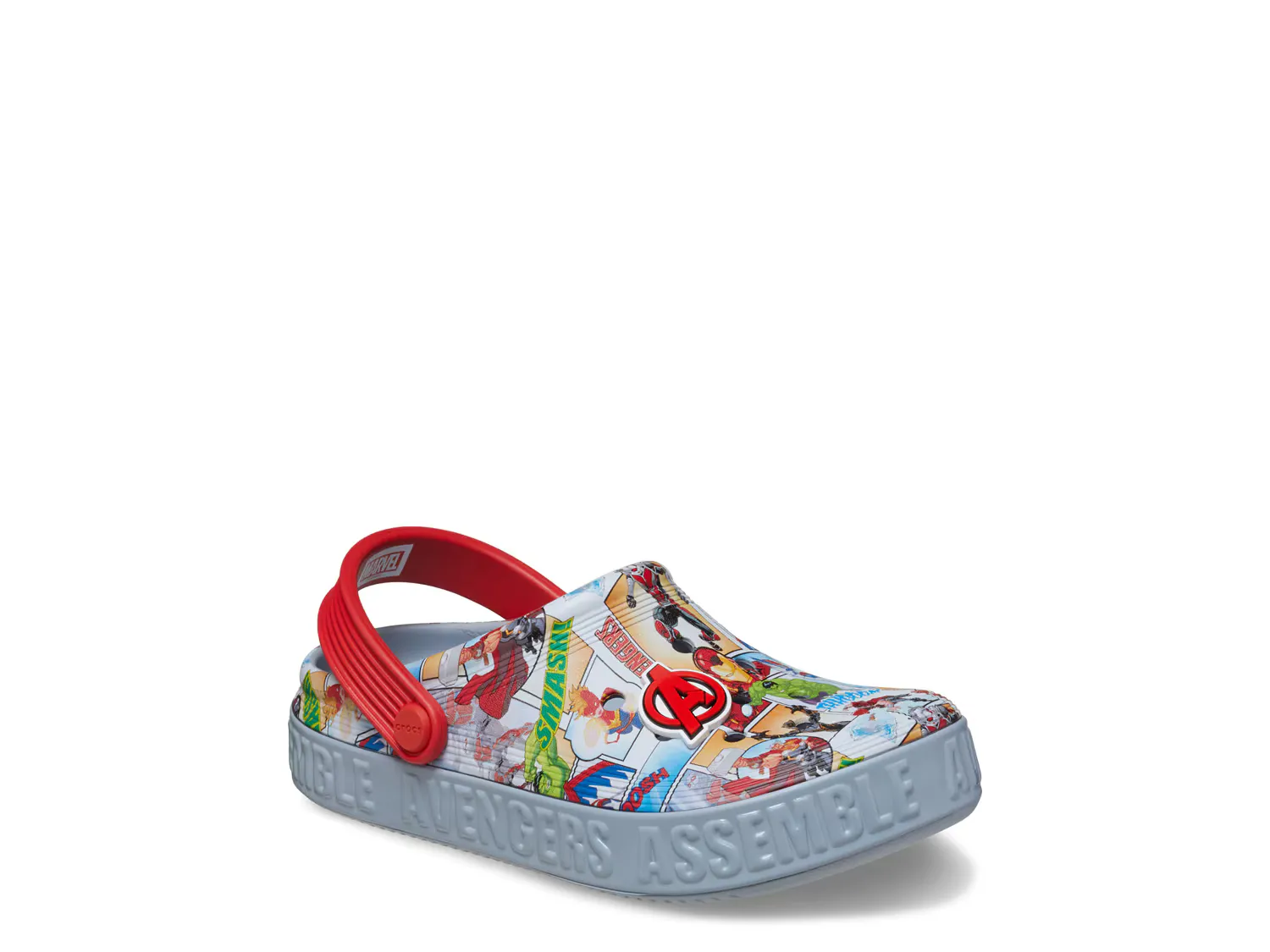 

Сандалии Off Court Marvel Avengers Clog Crocs, синий/серый