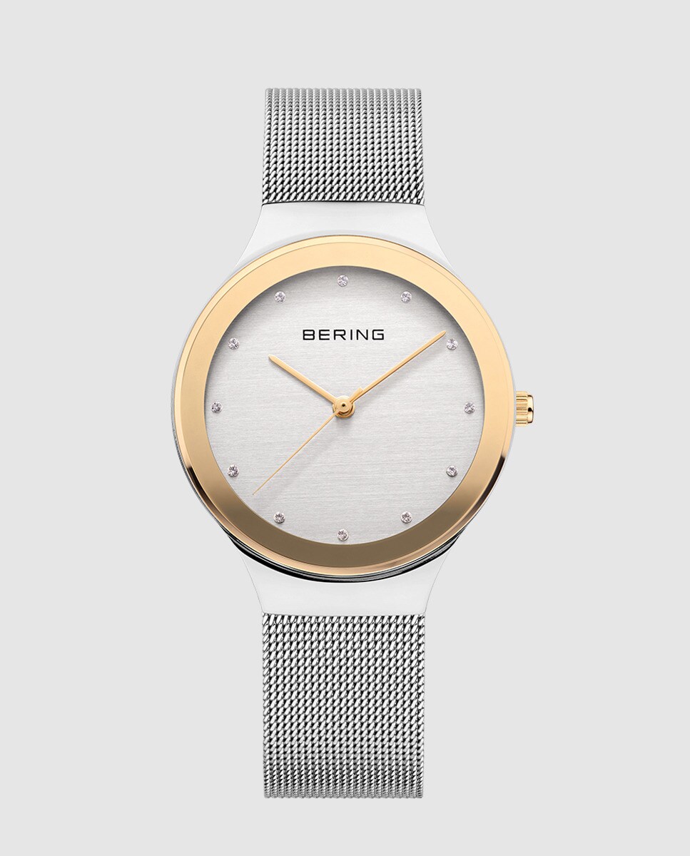 

Беринг 12934-010 стальные женские часы Bering, серебро