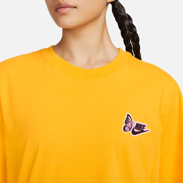 Футболка (WMNS) Nike Butterfly T-Shirt 'Yellow', желтый — фото 2