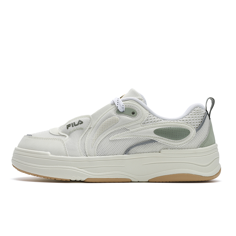 

Кроссовки для скейтбординга VIBE Low Top, мужские, цвета экрю FILA, Cypress Green/Early Snow