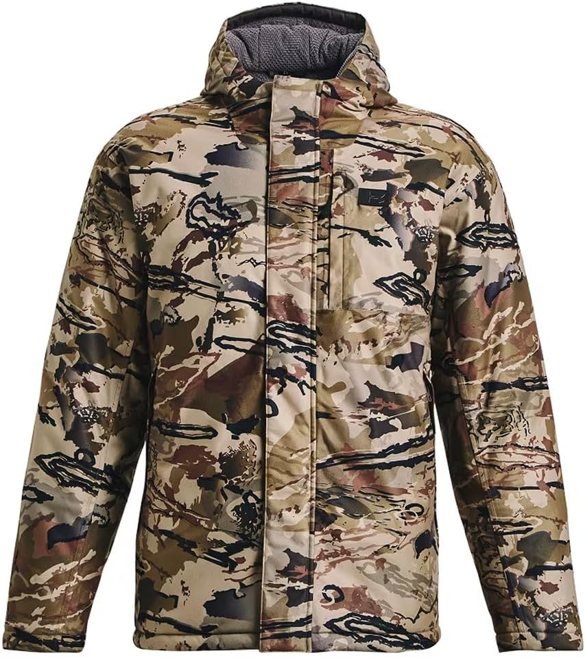

Куртка мужская Under Armour UA Stormproof ColdGear Infrared Deep Freeze - 100% Waterproof, (989) Ua Barren Camo/Charcoal/Black