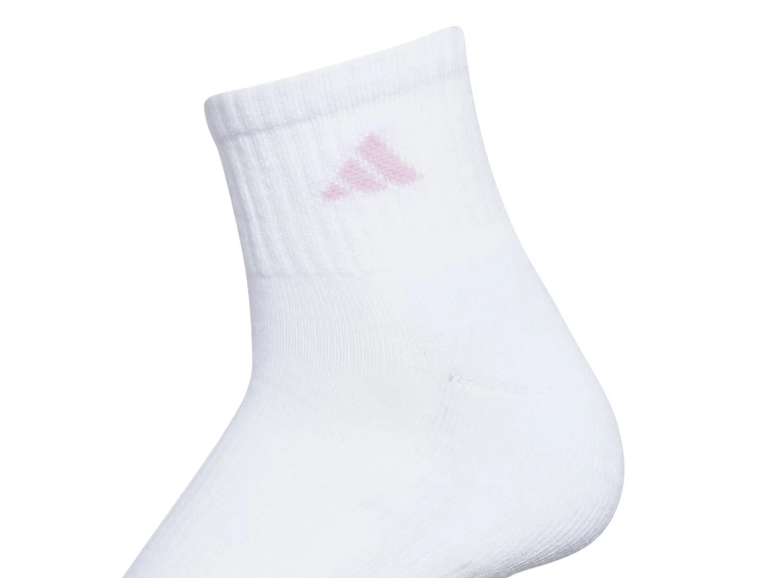 Носки Athletic Cushioned Women's Quarter Ankle Socks - 6 Pack Adidas, белый — фото 2
