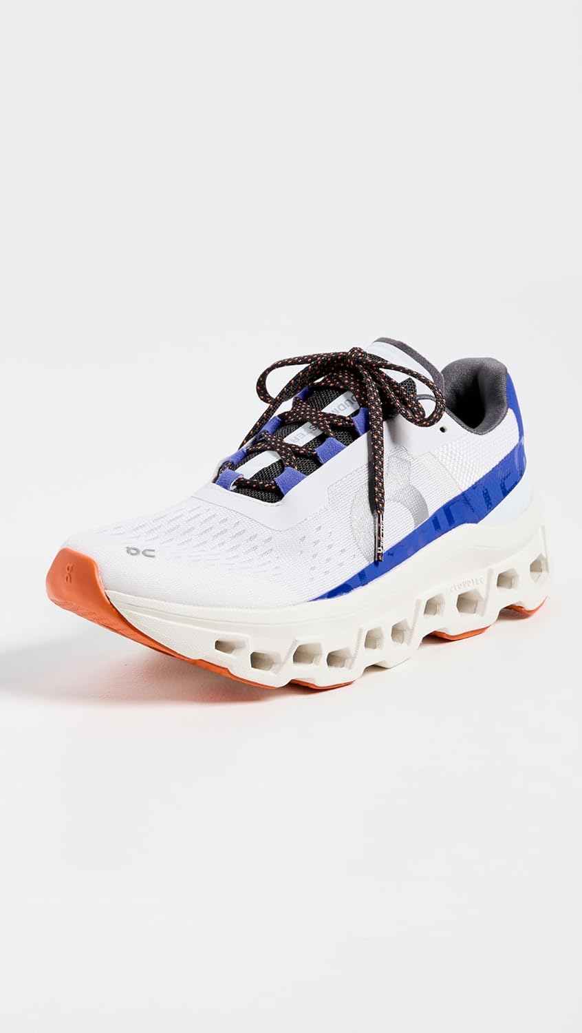 Кроссовки On Damen Cloudmonster Sneaker, Frost/Cobalt — фото 3