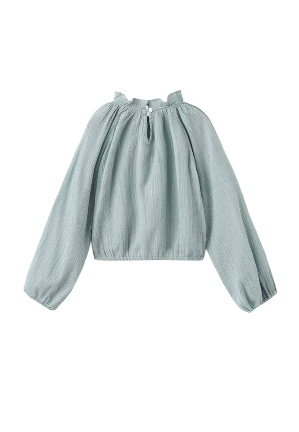 Детская блузка Mango Kids, Mint — фото 2