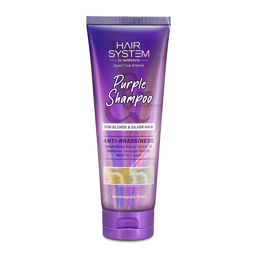 

Hair System by Watsons Фиолетовый шампунь 250мл, Purple