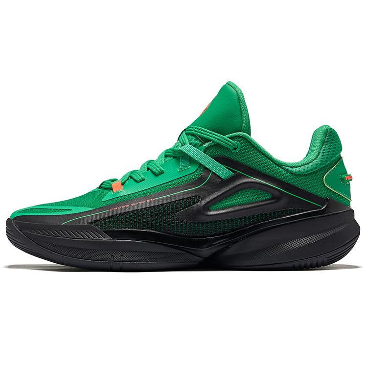 

Erke Баскетбольные кроссовки Humble TD Cushioning Rebound Anti Rollover Low Top, мужские, лаймово-зеленые, насыщенно-черные