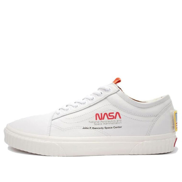 

Кроссовки x nasa old skool 'space voyager true white' vn0a38g1up9 Vans, белый