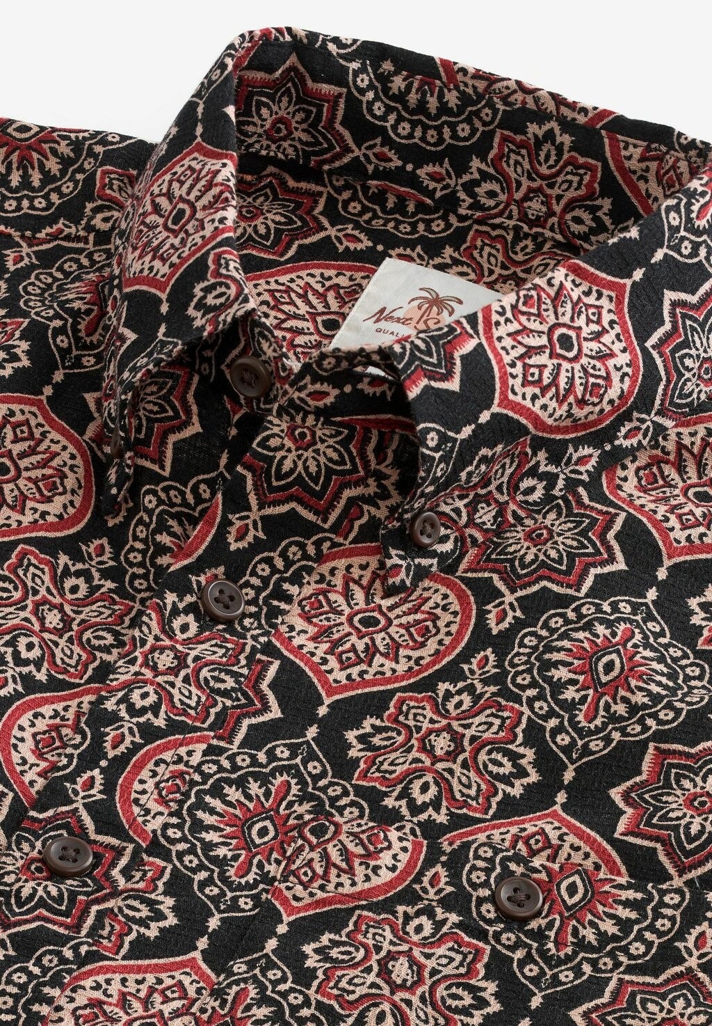

Рубашка Short Sleeve Regular Fit Next, черная