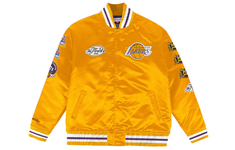 

Бейсбольная куртка унисекс золото Mitchell Ness, золотой