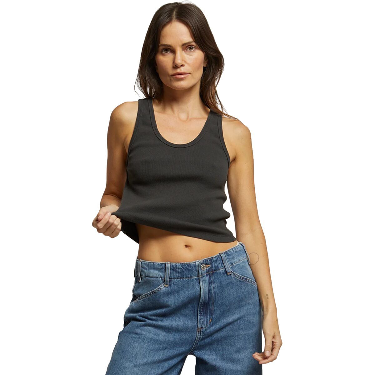 

Майка с поддержкой Structured Rib Perfectwhitetee, черный