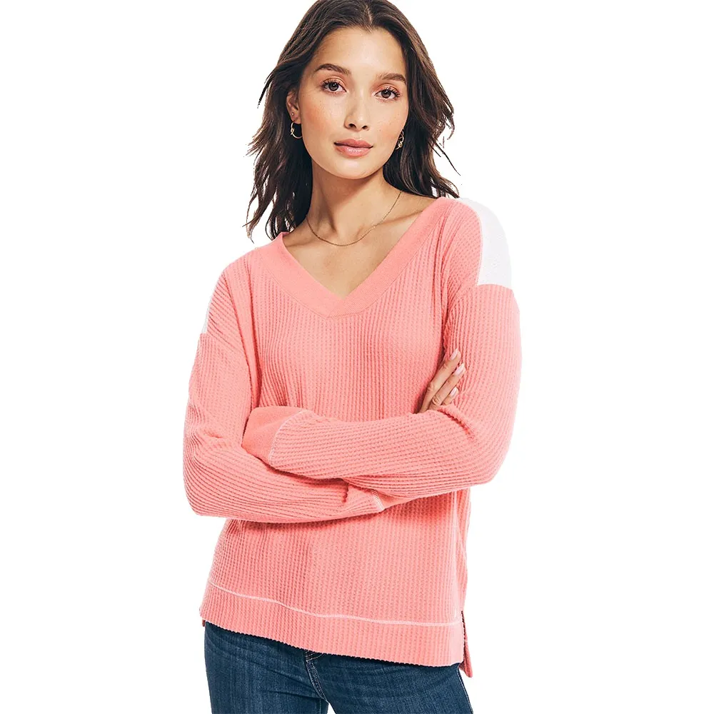 

Свитер Nautica 27K208 v neck, розовый