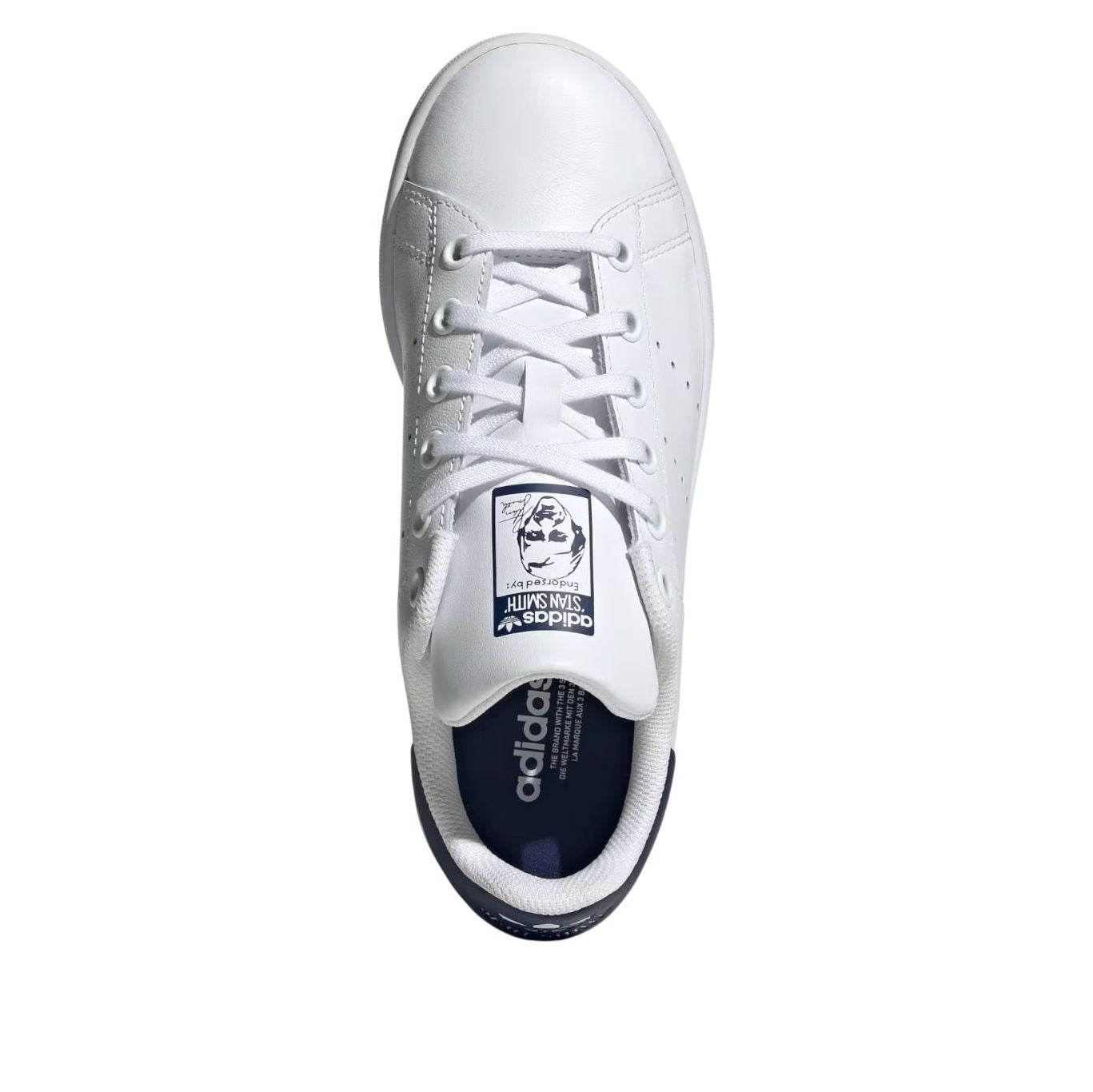 (GS) Adidas Stan Smith 'White Dark Blue' — фото 2