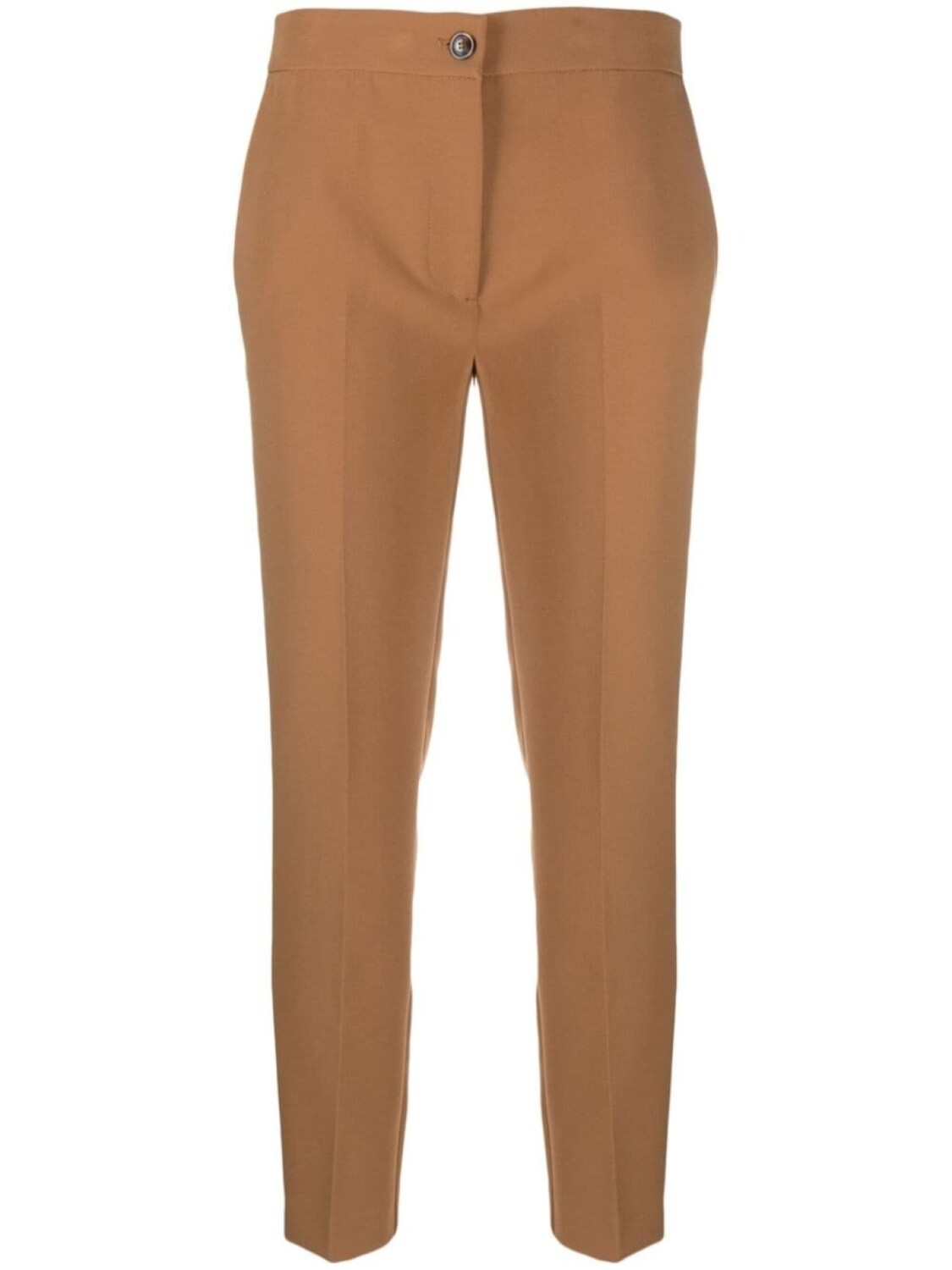 

TWINSET узкие брюки строгого кроя, коричневый