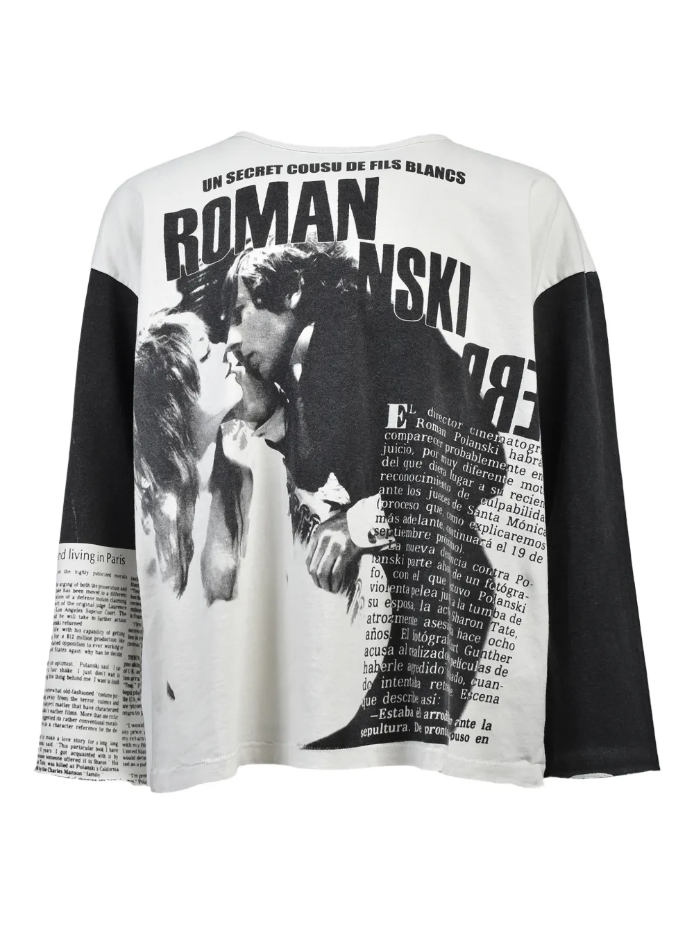 

Футболка с длинными рукавами и графичным принтом Enfants Riches Déprimés, белый