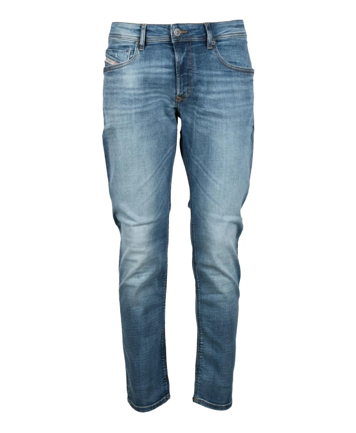 

Узкие джинсы с застежкой-молнией Diesel, синий