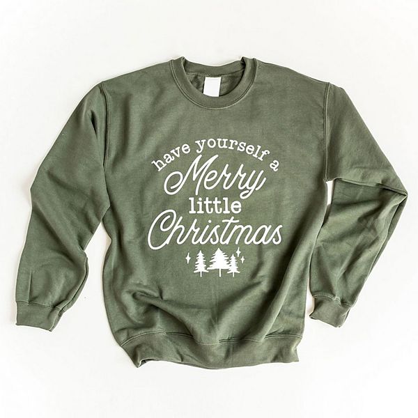 

Свитшот Merry little christmas trees Simply Sage Market, Military, Зеленый, Свитшот Merry little christmas trees Simply Sage Market, Military