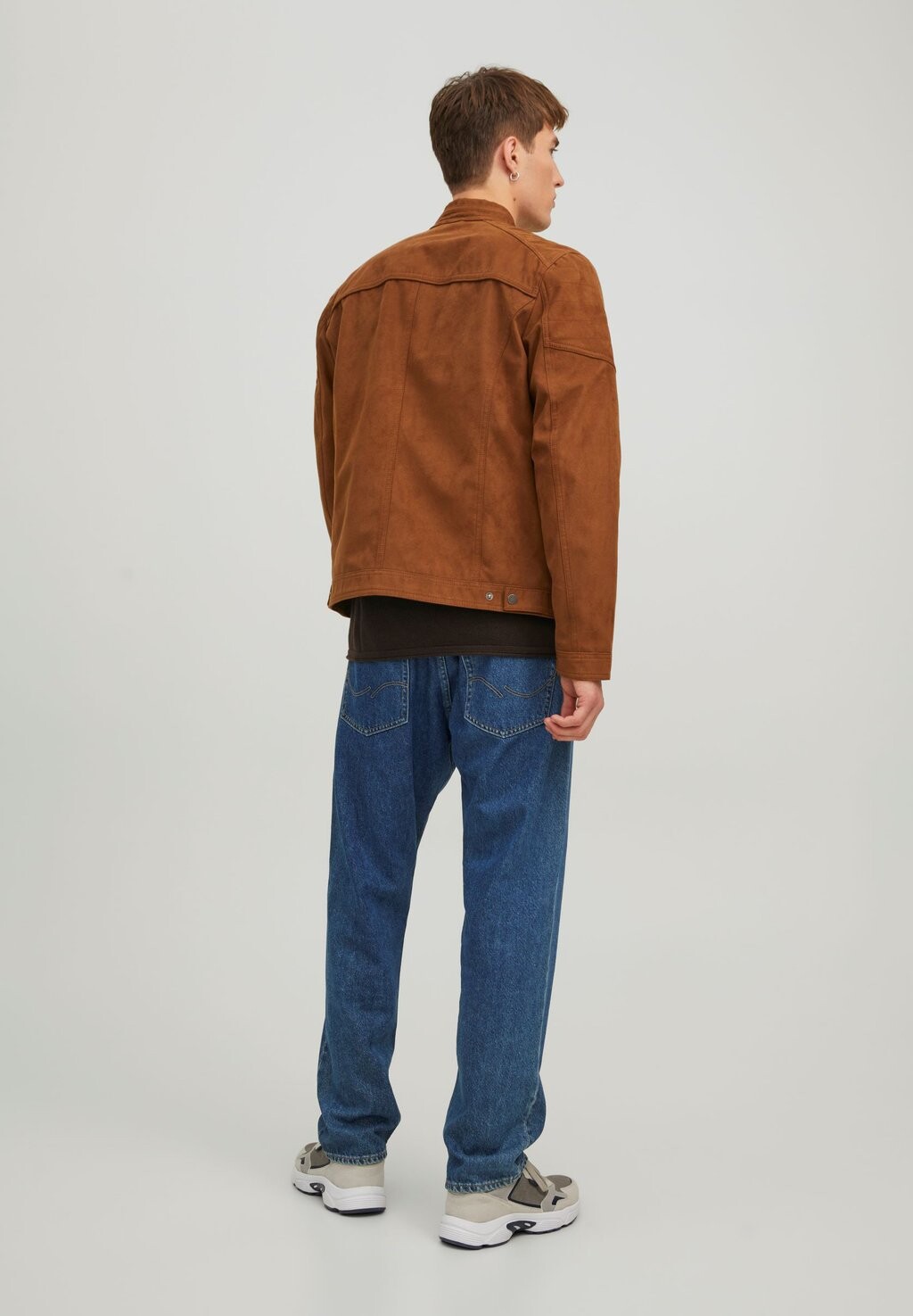 Куртка межсезонная JJEROCKY NOOS Jack & Jones, коньячный — фото 3