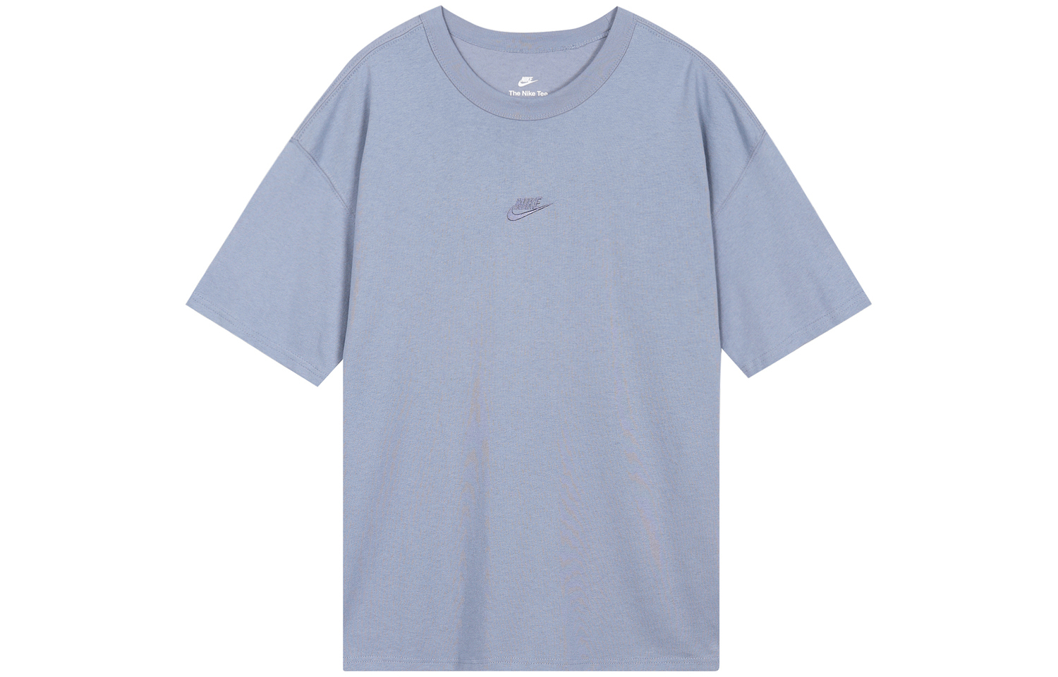 Футболка спортивная мужская серо-голубая Nike — фото 2