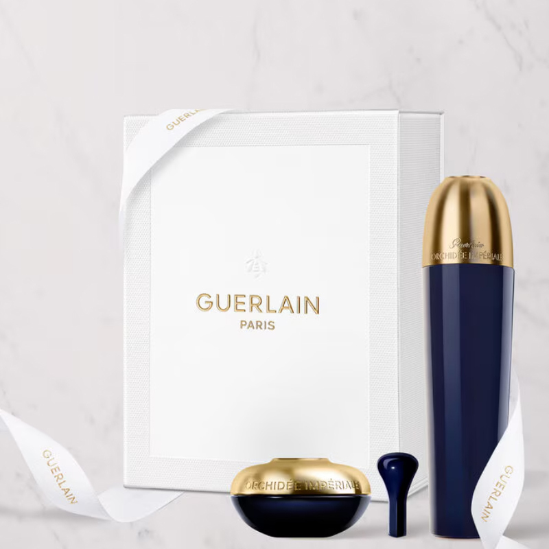 Jiaolan Orchid Luxe эссенция сыворотка Dew Box набор для ухода за кожей увлажняющий и питающий 125мл+20мл GUERLAIN — фото 3