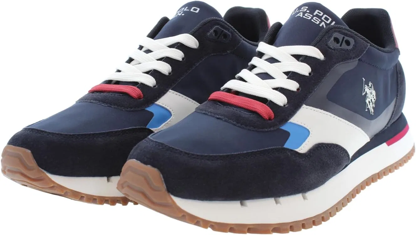 Мужские синтетические кроссовки US Polo Assn. JUSTIN001M4NH1 U.S.POLO ASSN., Blue — фото 3