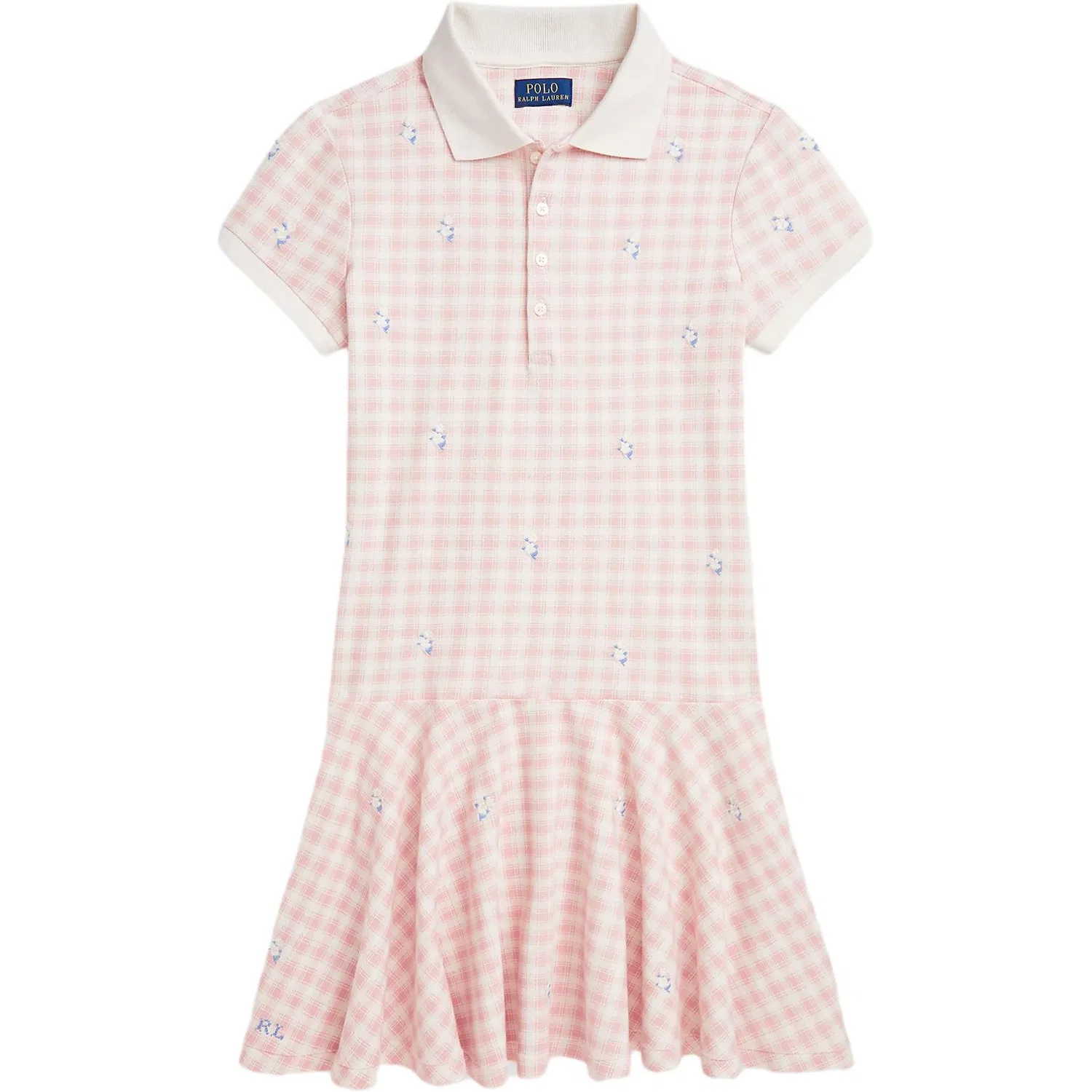 Платье детское с отложным воротником, средней длины Polo Ralph Lauren, Adirondack Rose