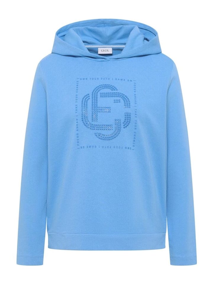 

Cecil Футболка с длинными рукавами, цвет «фонтанный синий»